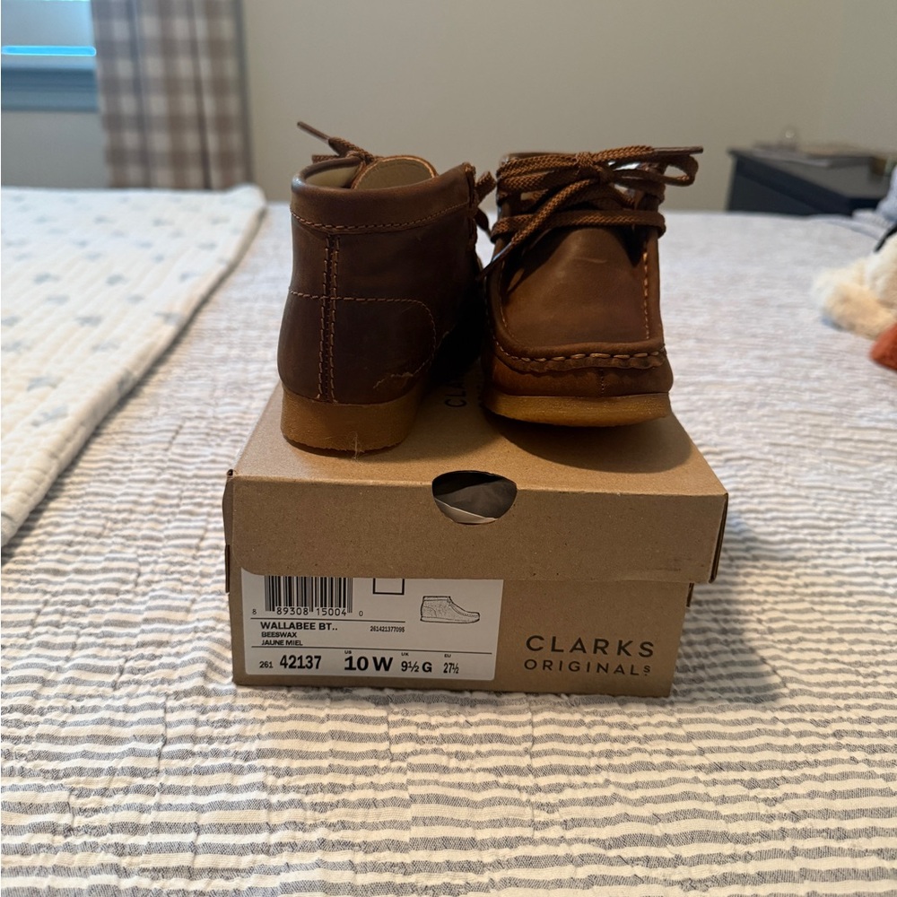 Clarks Wallabee Boot - Little Kid - Beeswax